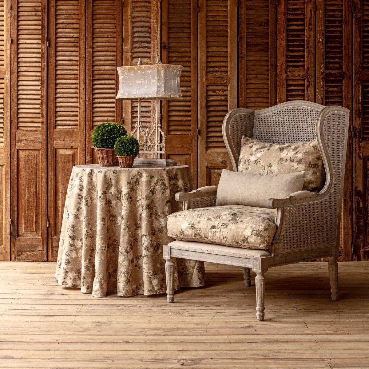 Cane Wingback Chair - A Cottage in the City