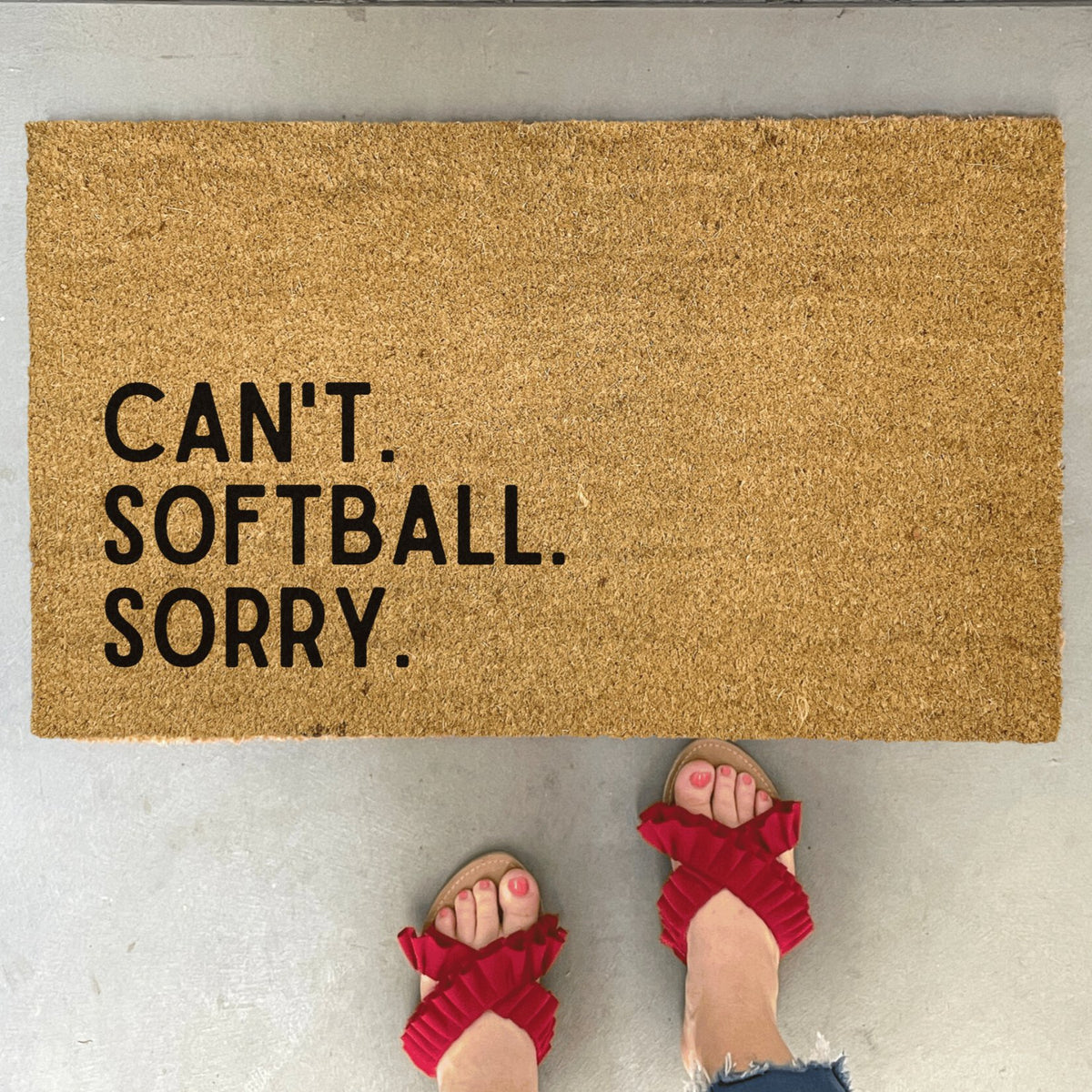 Can&#39;t Softball Doormat - A Cottage in the City