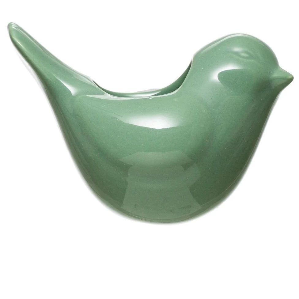 Stoneware Bird Vase With Magnet Set