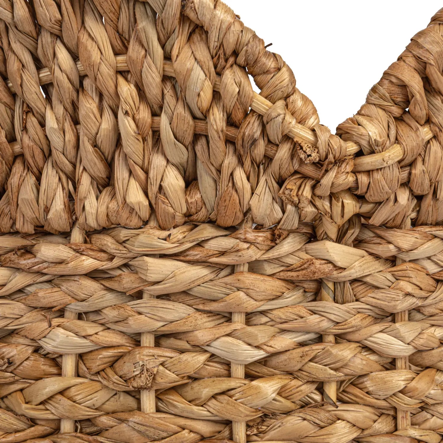 Braided Bankuan & Rattan Scalloped Basket Set