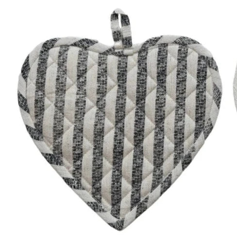 Cotton Quilted Heart Shaped Pot Holder