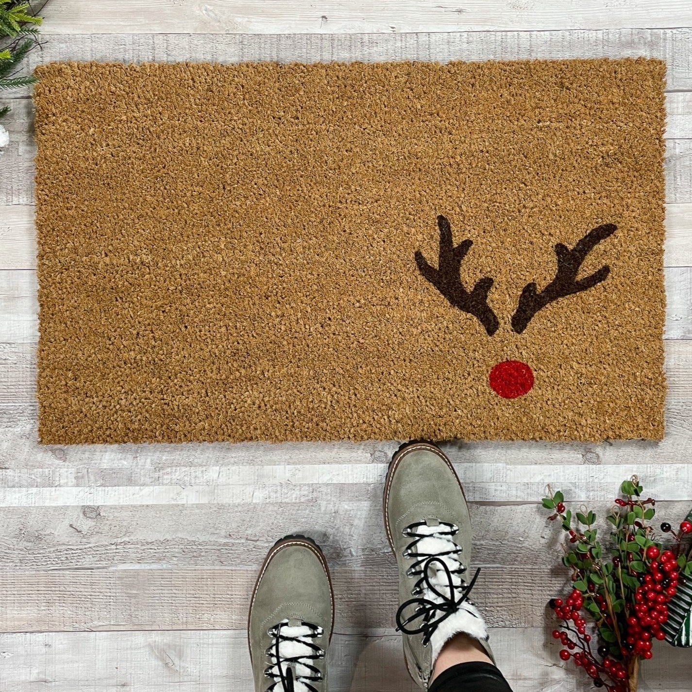 Reindeer Christmas Doormat