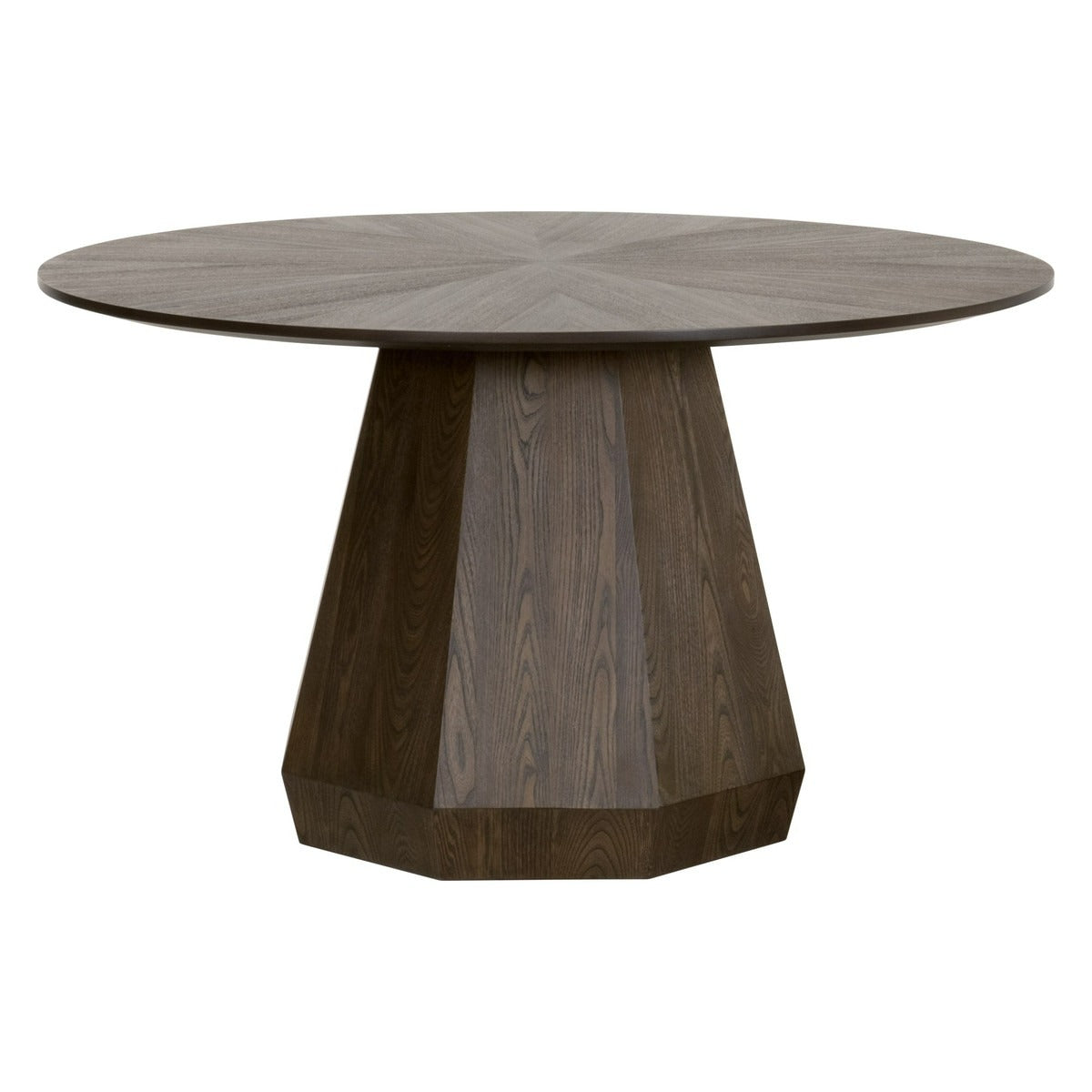 Burnished Brown Coulter Round Dining Table