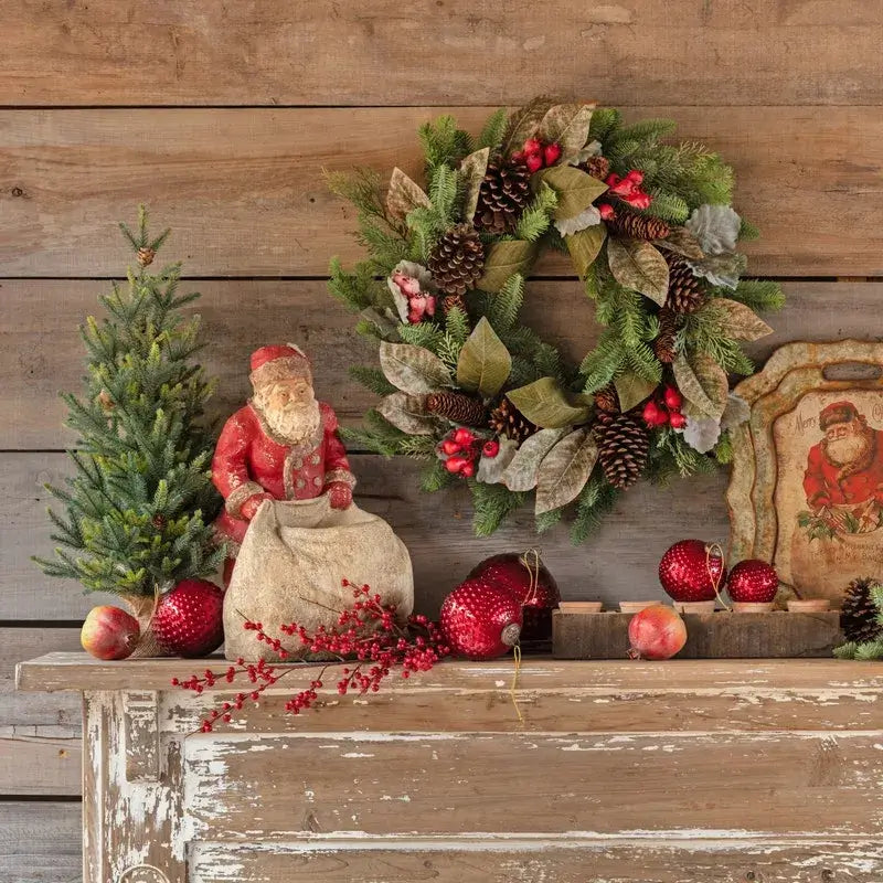 Vintage Santa With Bag