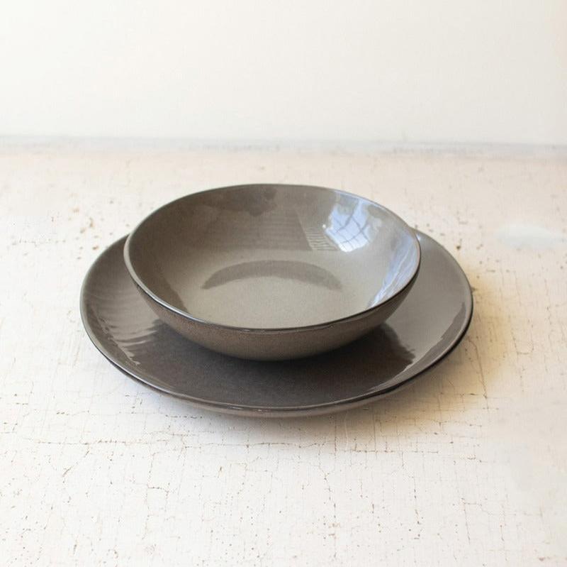 Ceramic Dinner Plate & Bowl Set