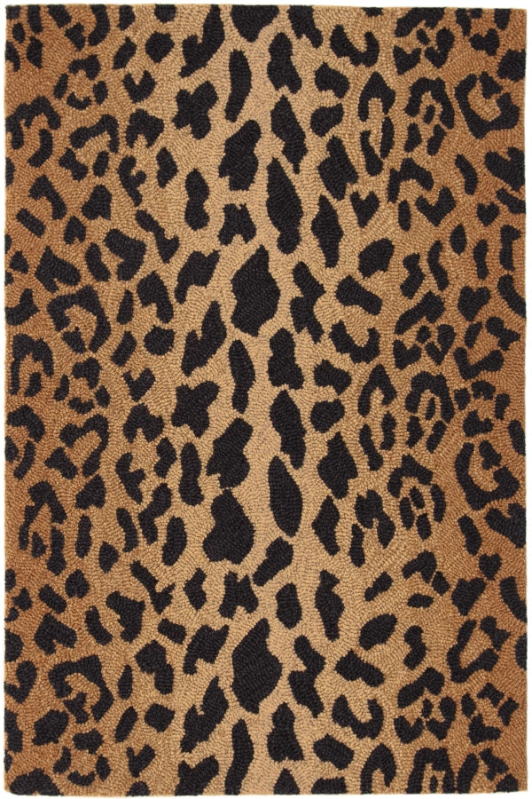 Dash & Albert Leopard Hand Micro Hooked Wool Rug