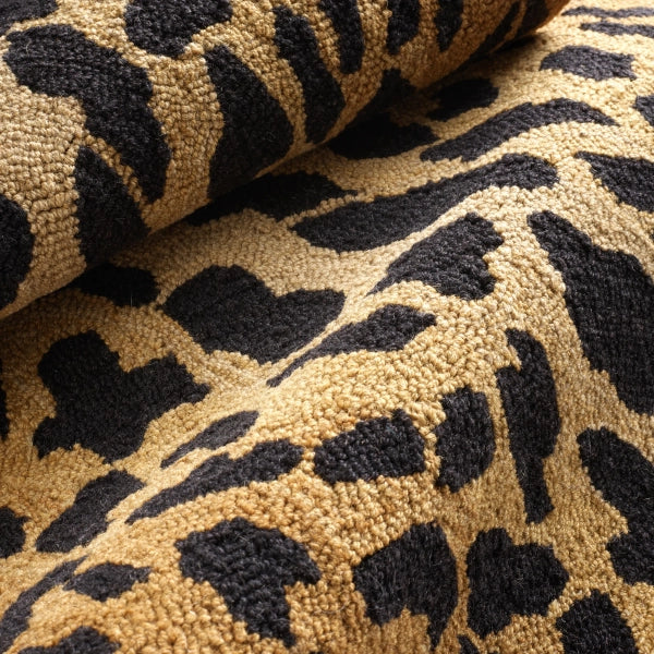 Dash & Albert Leopard Hand Micro Hooked Wool Rug