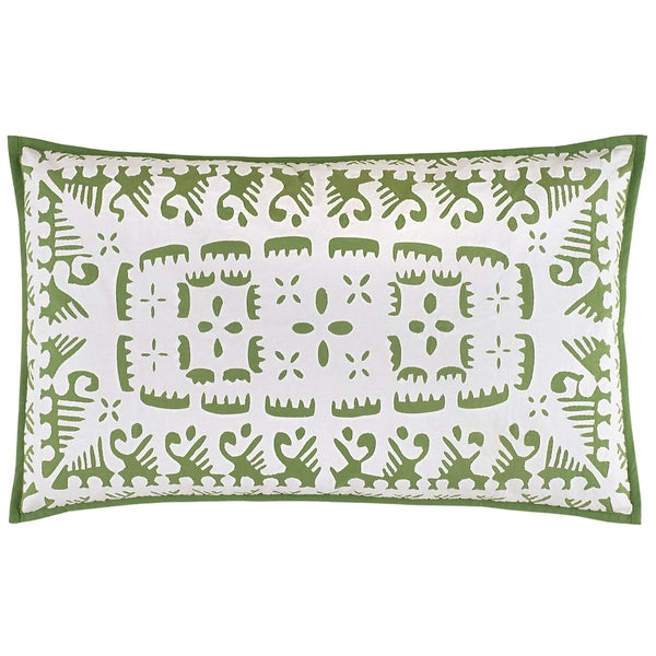 Pine Cone Hill Knight Wood Cutwork Sham