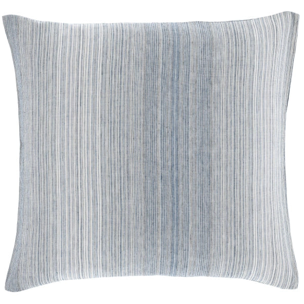 Pine Cone Hill Sterling Stripe Linen Blue Sham