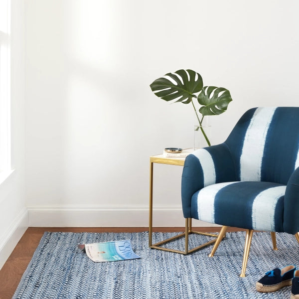 Dash & Albert Denim Stone Blue Handwoven Cotton Rug