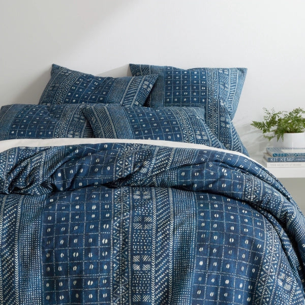 Pine Cone Hill Kodi Batik Indigo Duvet Cover