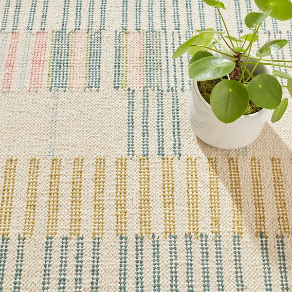 Gemma Juniper Hand Loom Knotted Cotton Rug