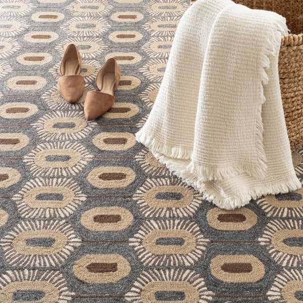 Dash &amp; Albert Stowe Hand Micro Hooked Wool Rug