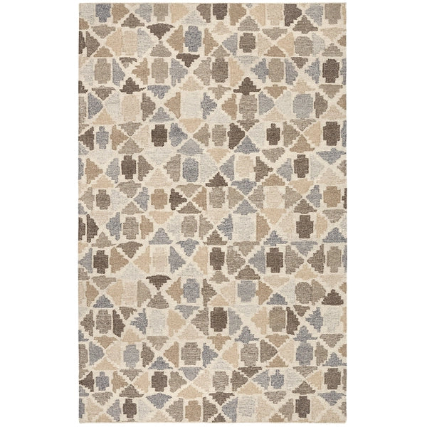 Dash & Albert Rufus Stone Kilim Natural Handwoven Wool Rug