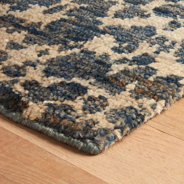 Dash & Albert Stormi Indigo Hand Knotted Jute Rug