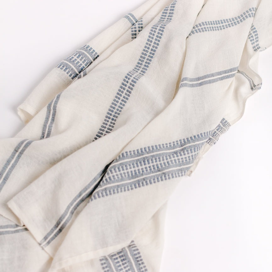 Handwoven Cotton Baby Swaddle