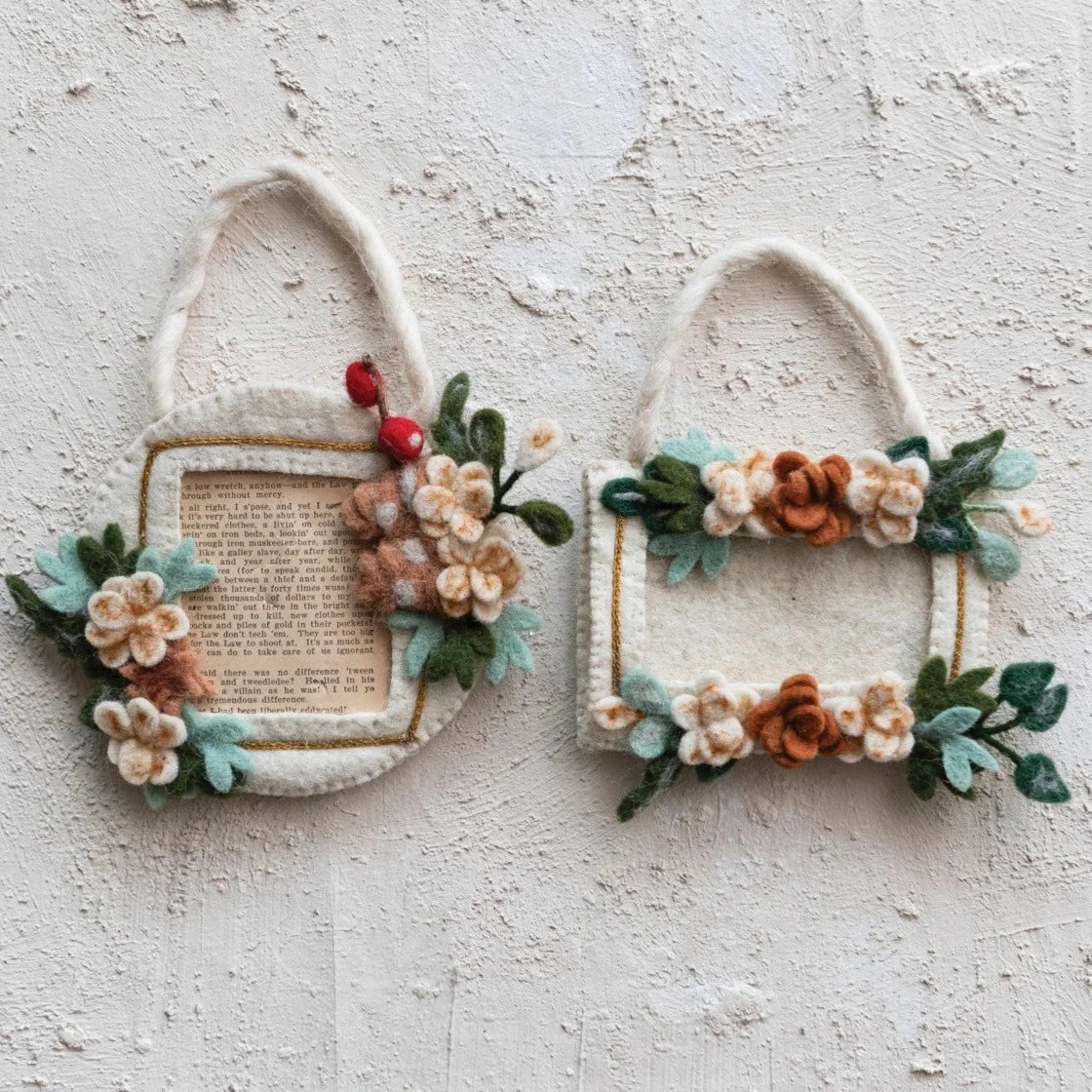 Handmade Photo Frame Ornament Set