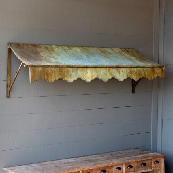 Aged Metal Awning