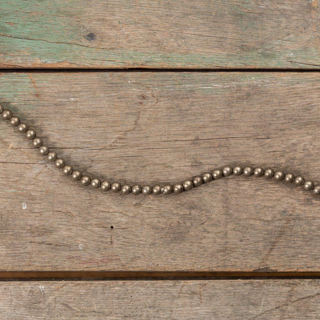 Antiqued Silver Bead Garland