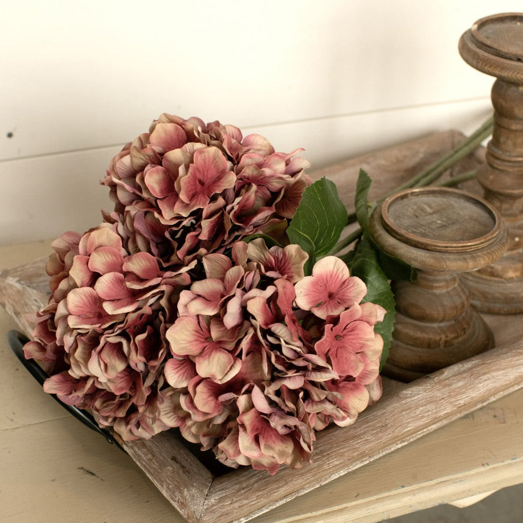 Autumn Mauve Hydrangea Stem