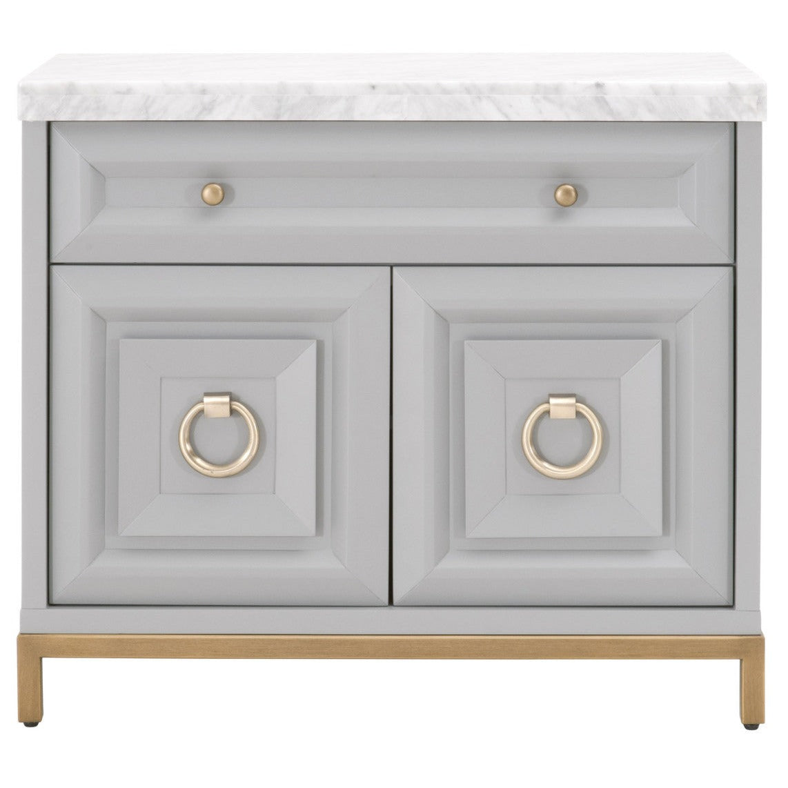 Azure Carrera Dove Gray Media Chest