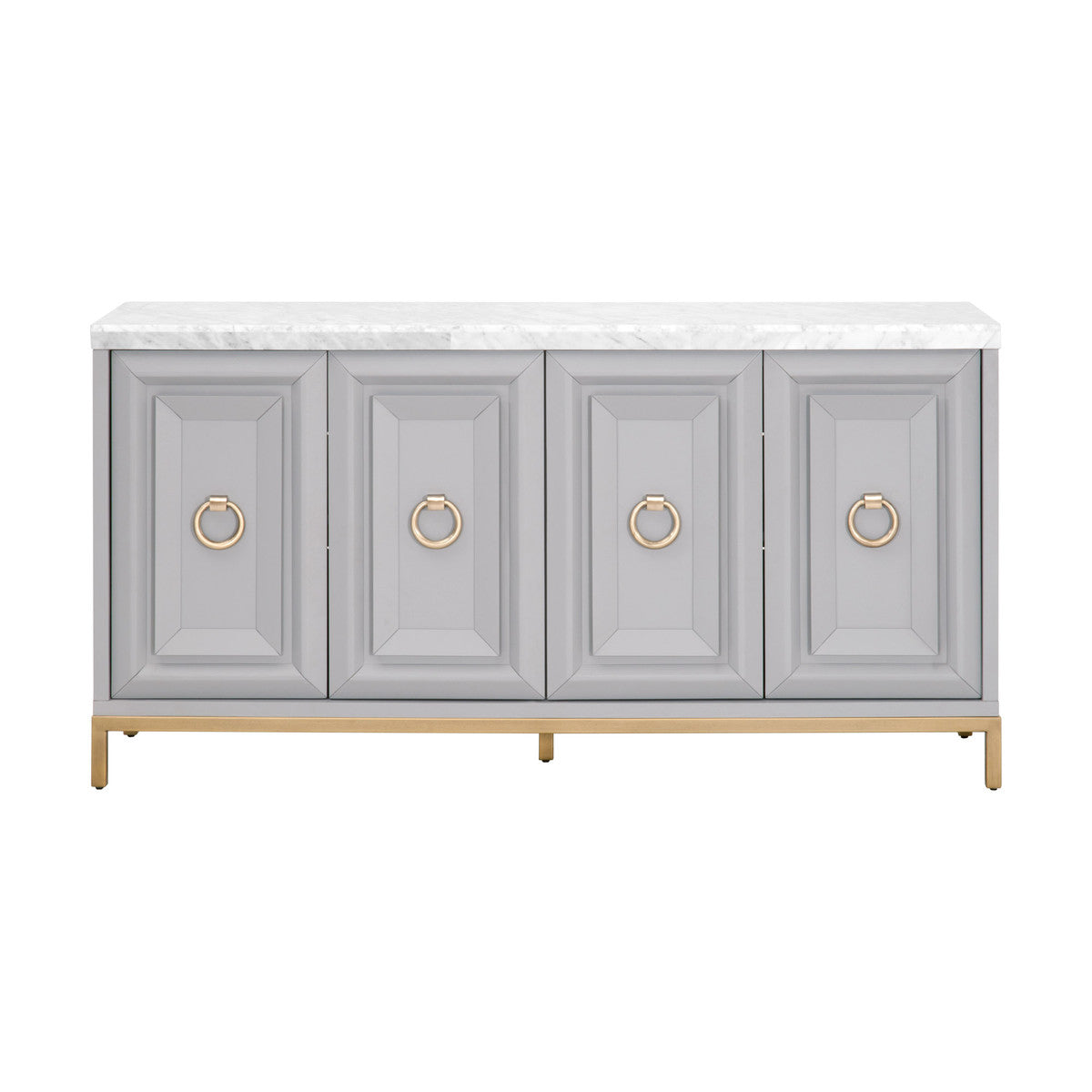 Azure Carrera Dove Gray Media Sideboard