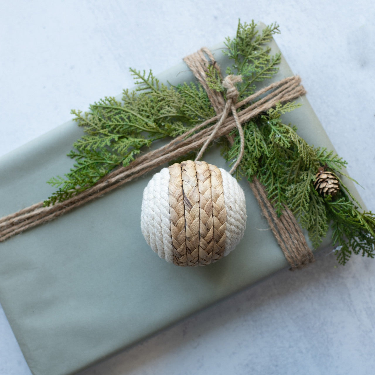 Braided Rope Ball Ornament