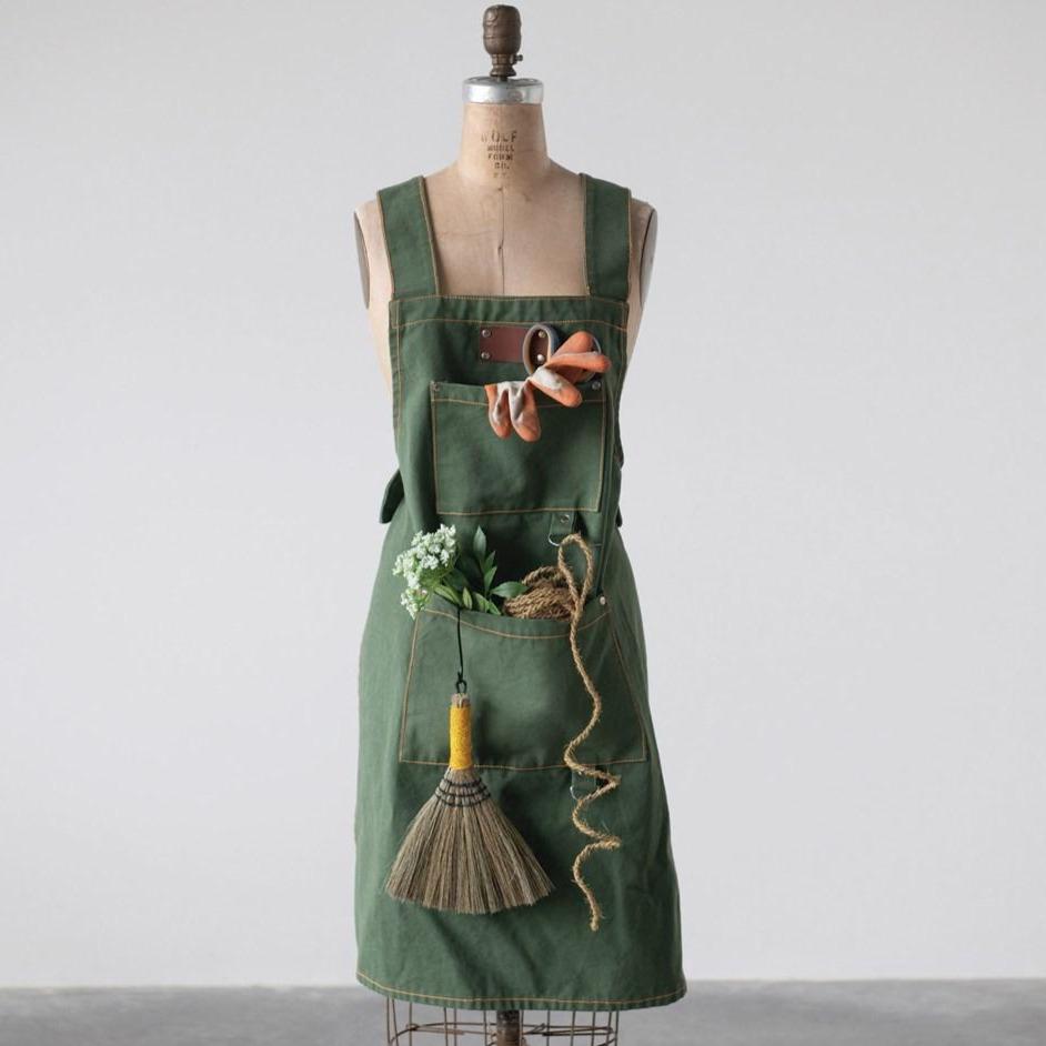 Canvas Green Garden Apron