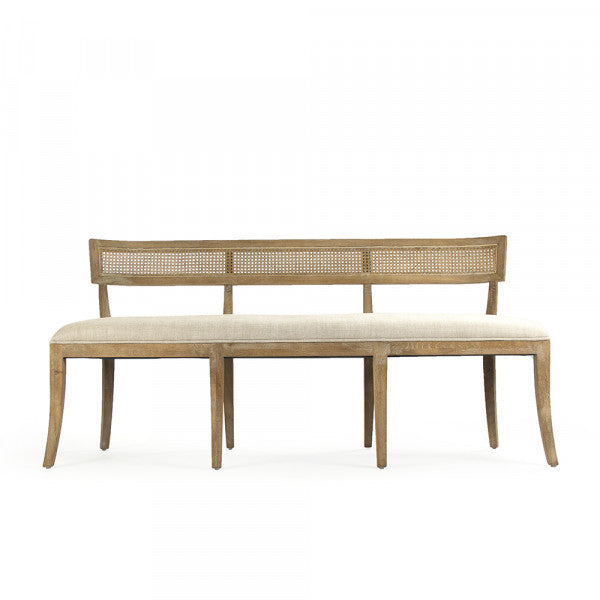 Carvell Cane Back Bench