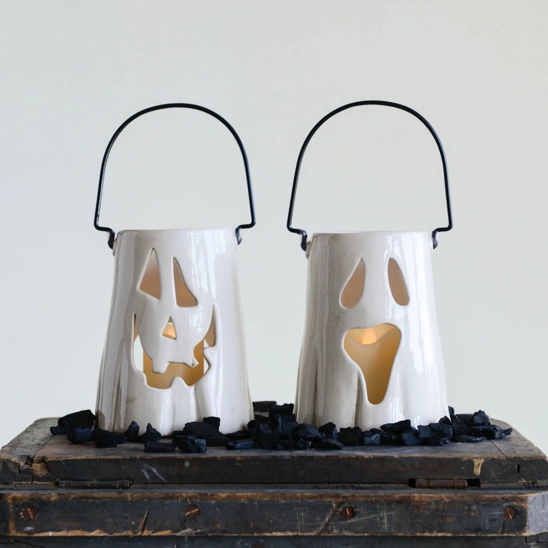 Ceramic Ghost Lantern