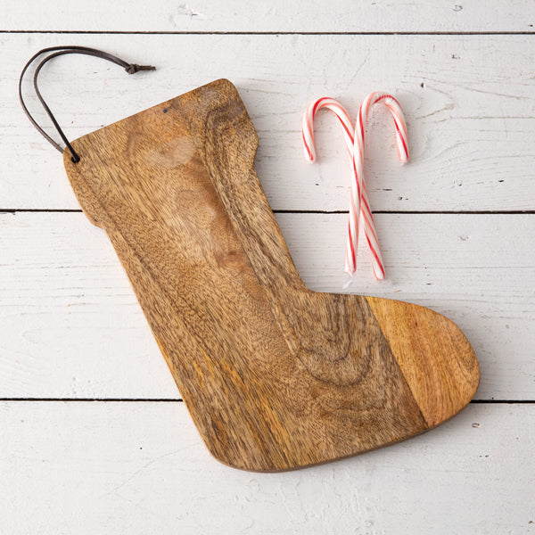 Christmas Stocking Wood Board