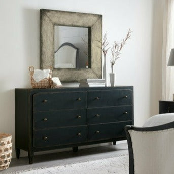 Ciao Bella Black Six Drawer Dresser