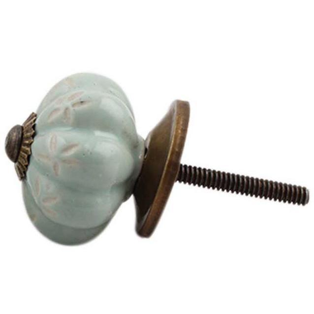 Etched Sage Green Knob