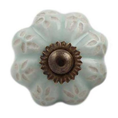 Etched Sage Green Knob