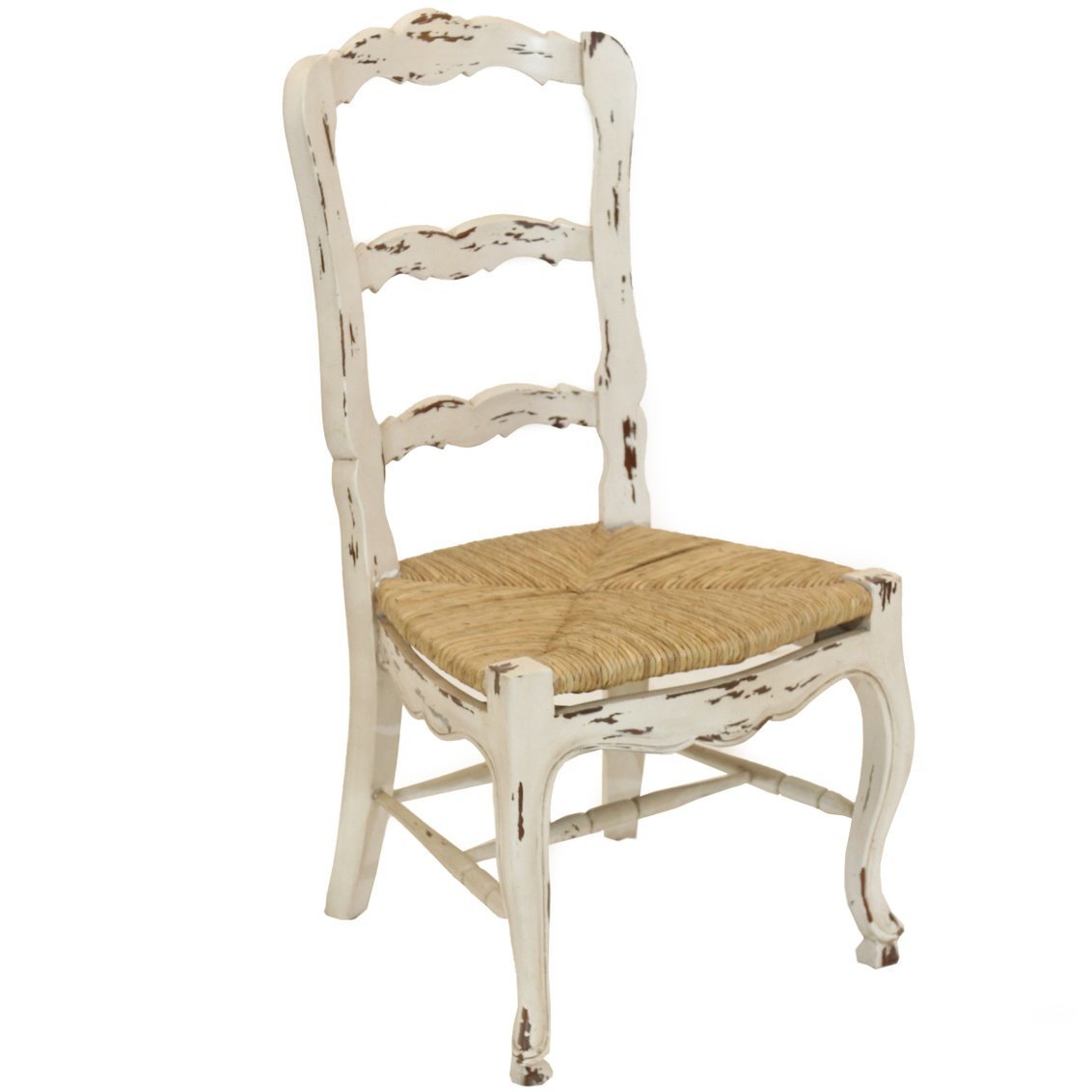 French Ladderback Side Chair S/2