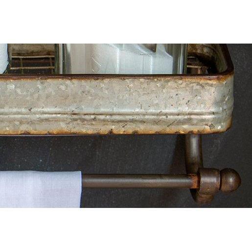 Galvanized Towel Rack