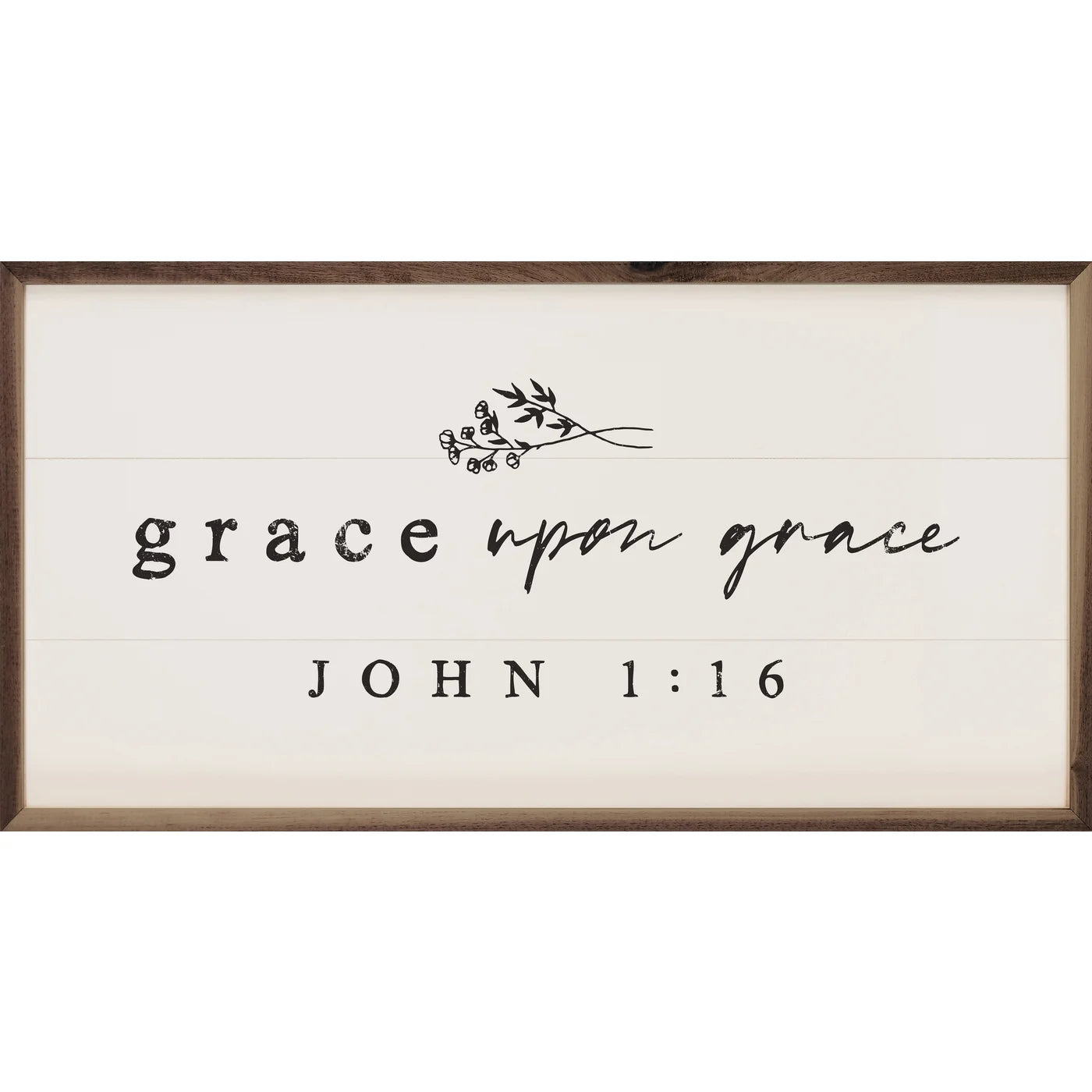 Grace Upon Grace Wood Framed Print