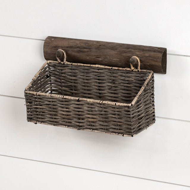 Hanging Rattan Wall Basket