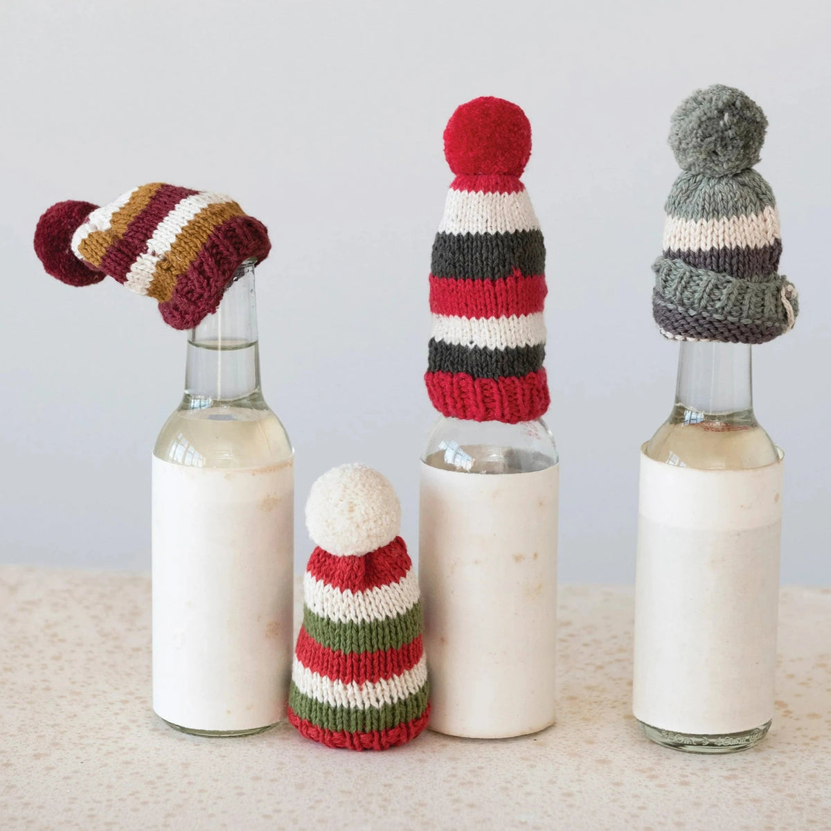 Knit Hat Bottle Topper