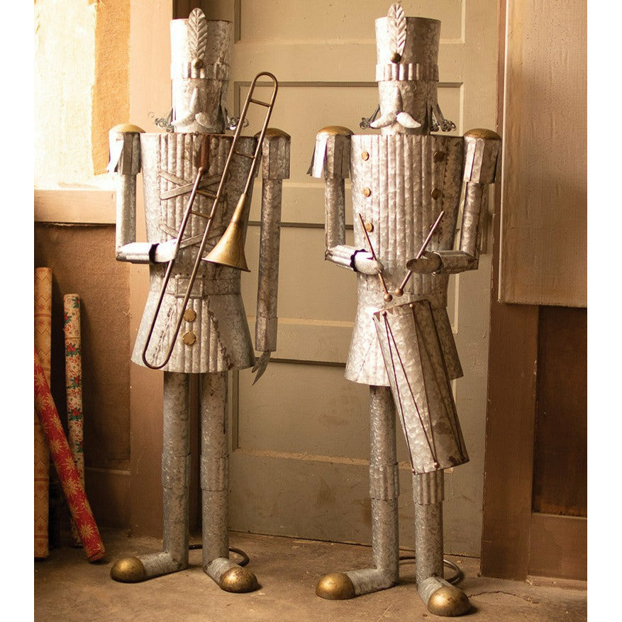 Lifesize Tin Christmas Soldiers Set