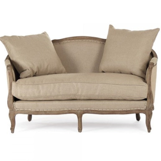 Maison Hemp Linen Settee