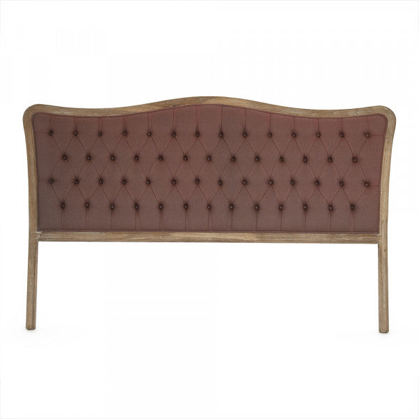 Maison Tufted Headboard King Warm Sienna