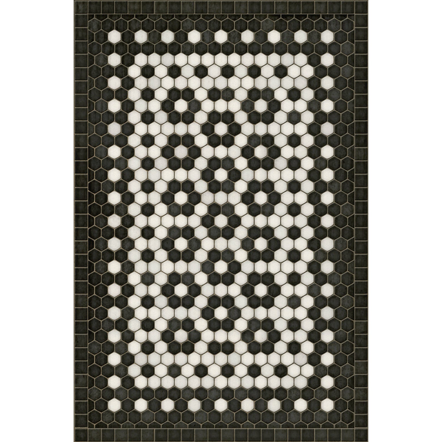 Mosaic C Catherine Street Vinyl Floor Cloth