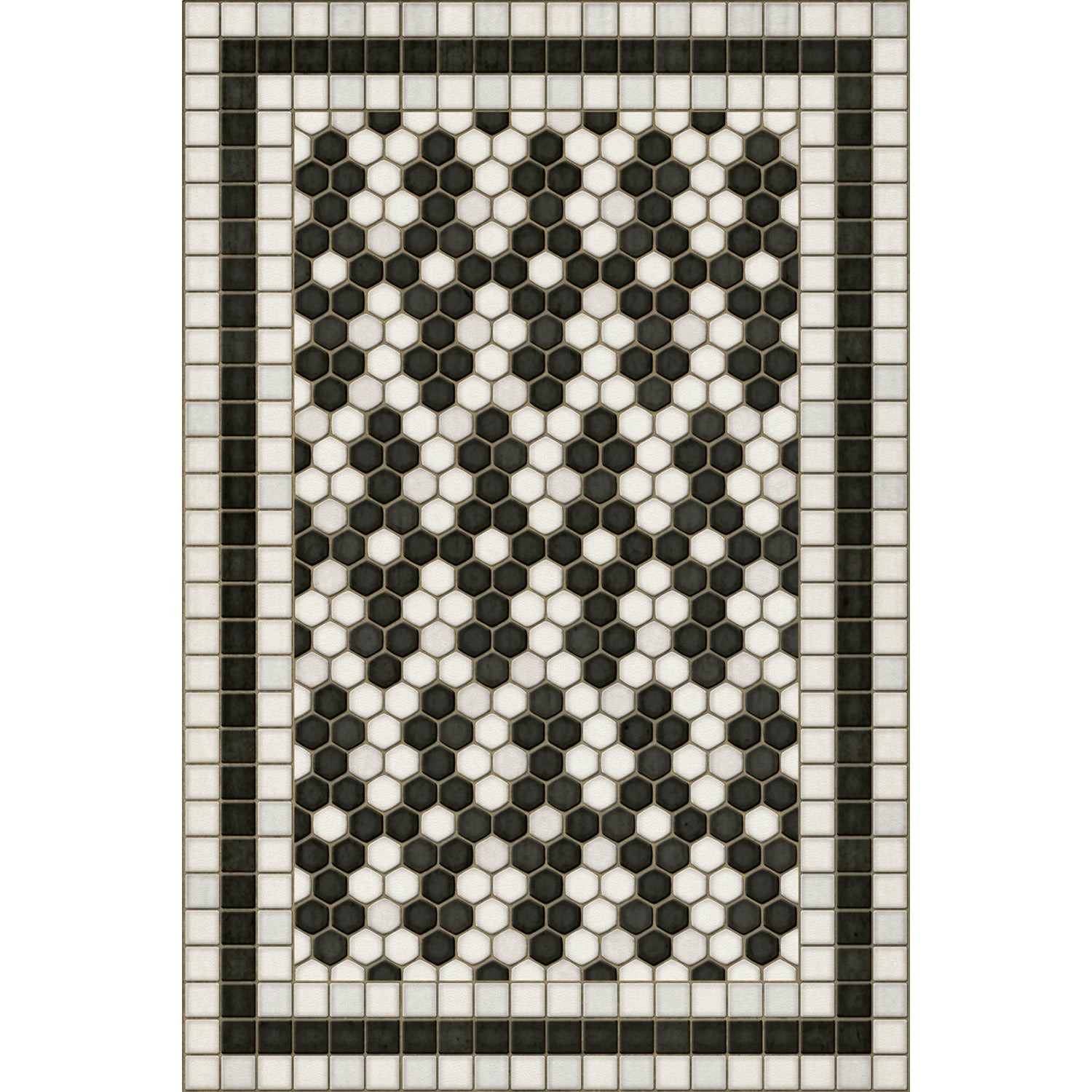 Mosaic D Fordham Road Vinyl Floor Cloth