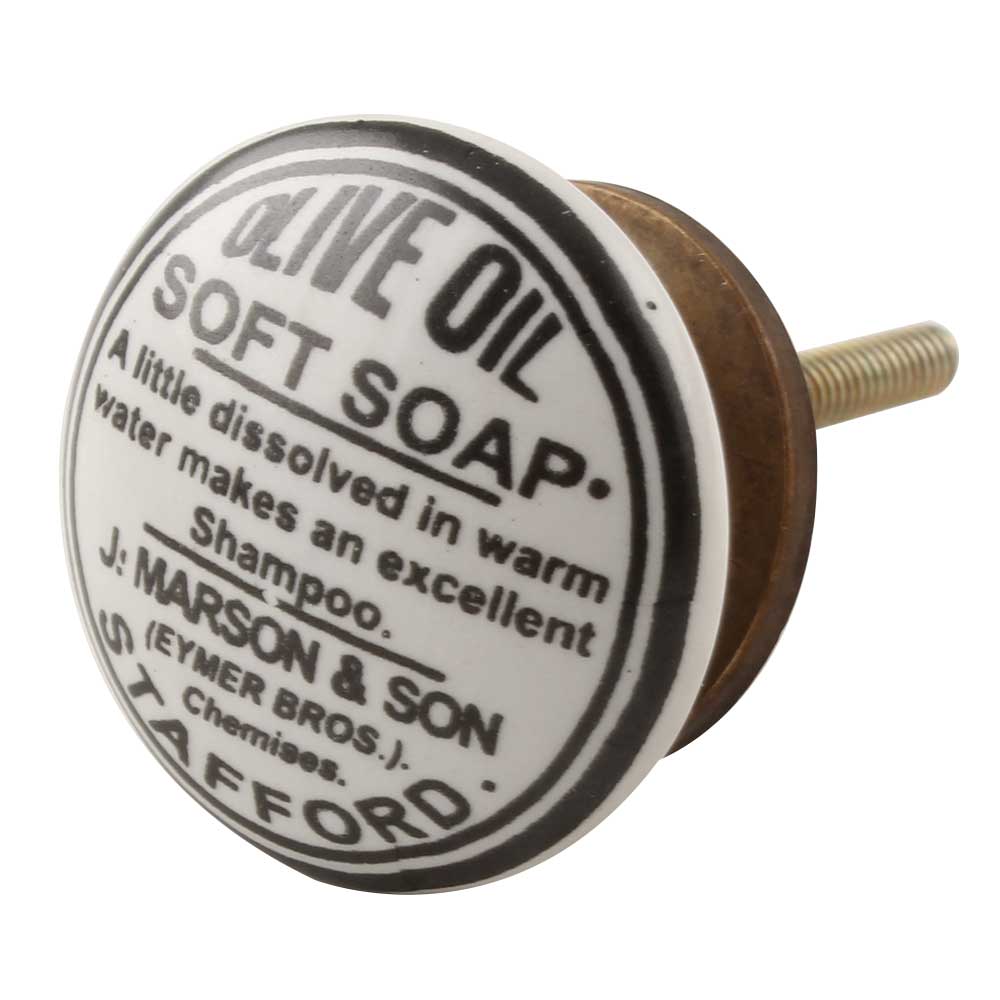 Olive Oil Vintage Knob