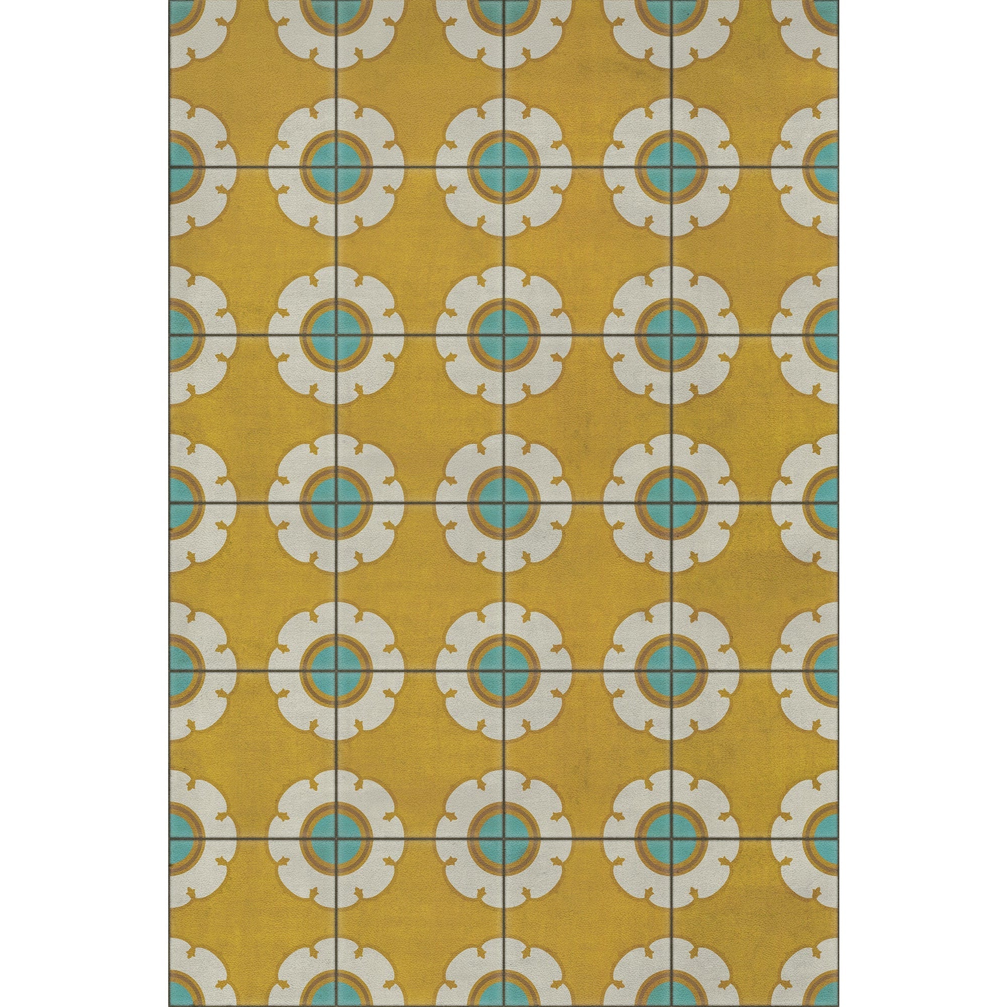 Pattern 78 Happy Days Vinyl Floor Cloth