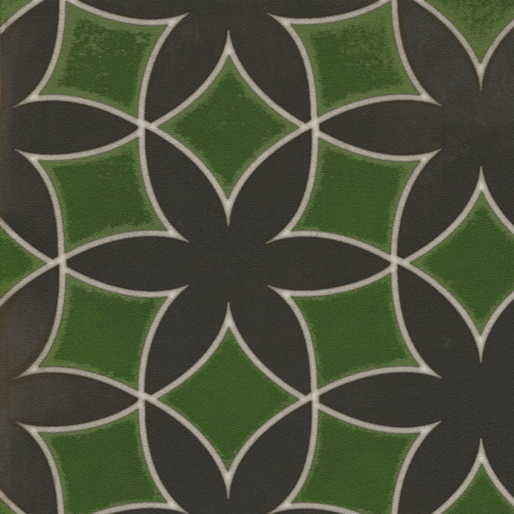 Pattern 79 How Green Was My Valley Vinyl Floor Cloth