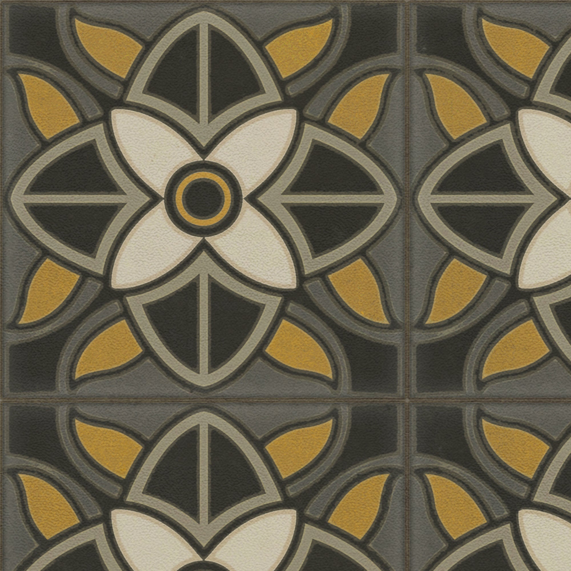 Pattern 80 Greta Garbo Vinyl Floor Cloth