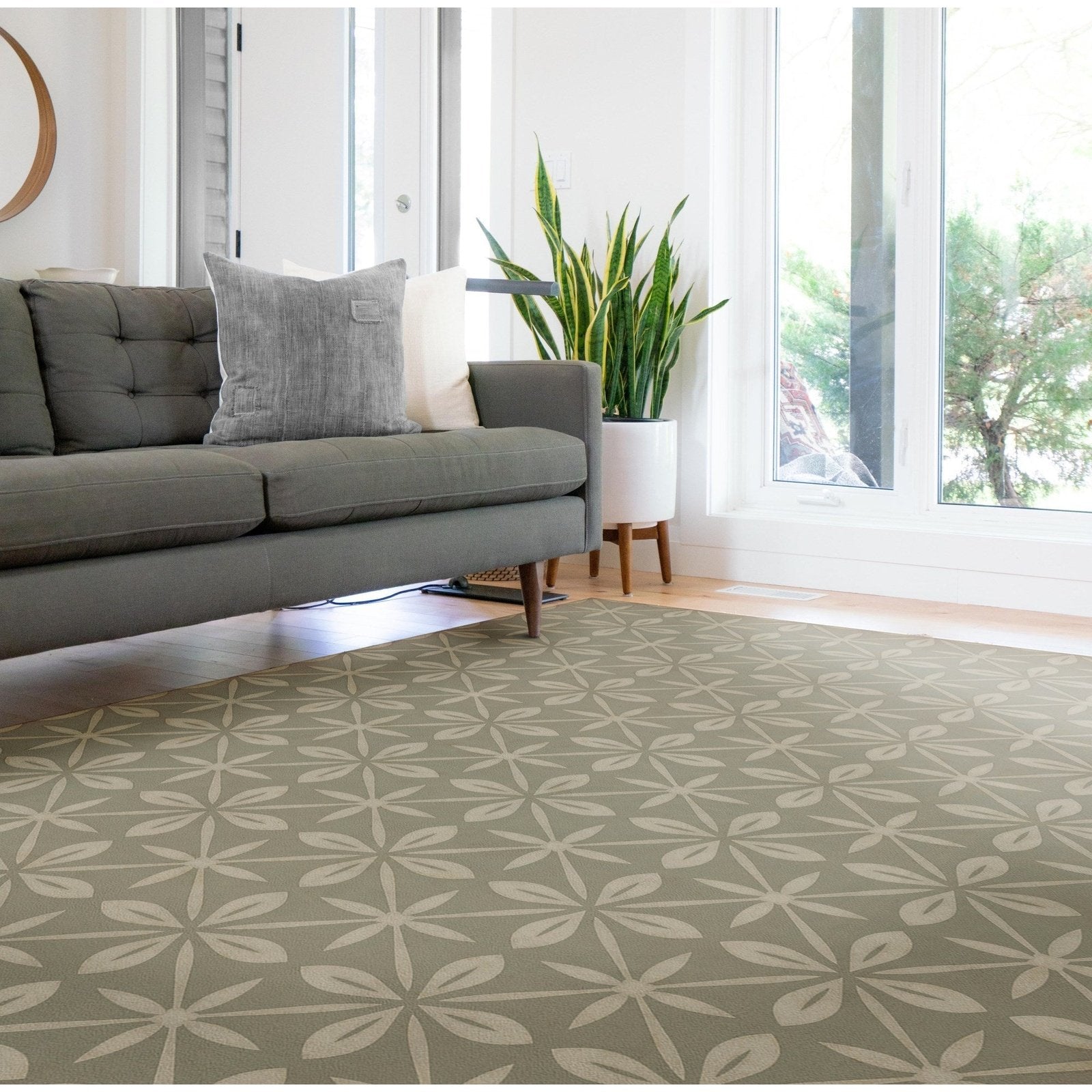 Pattern 81 the Lunchbox Vinyl Floor Cloth