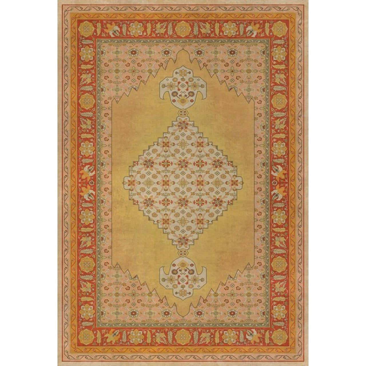 Persian Bazaar Agra Bishan Vinyl Floor Cloth